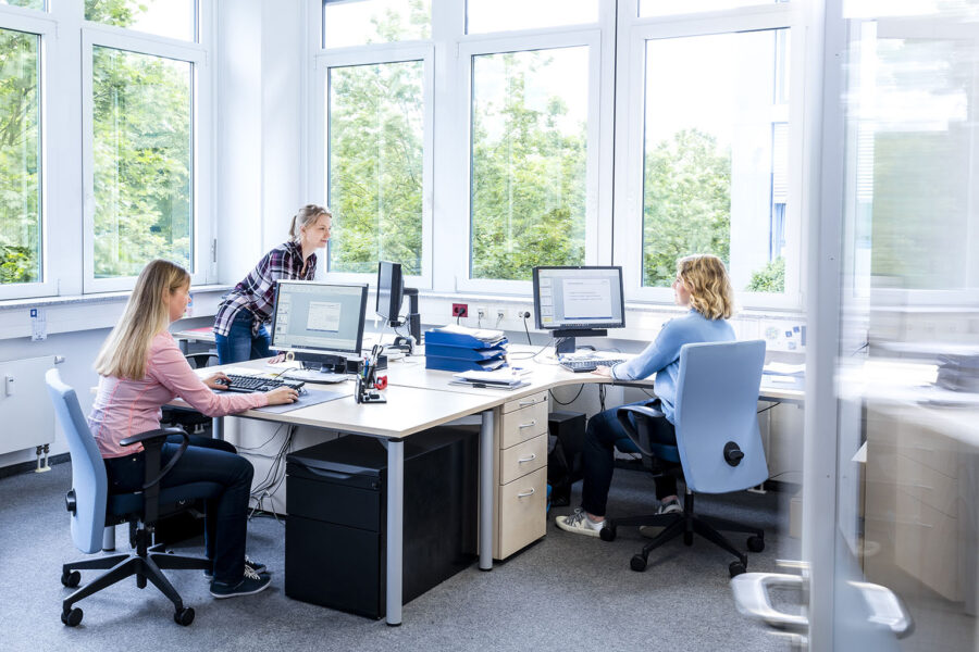 DITEC Düsseldorfer Innovations- und Technologiezentrum GmbH, Innenraum Ansicht