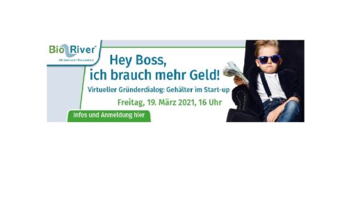BioRiver: Virtueller Gründerdialog – Gehälter im Startup