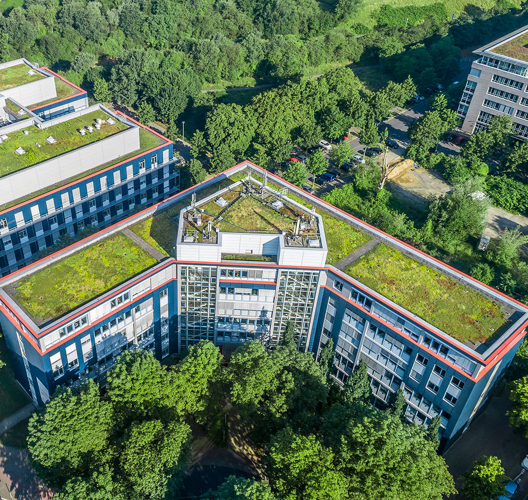 DITEC Düsseldorfer Innovations- und Technologiezentrum GmbH, Rückansicht