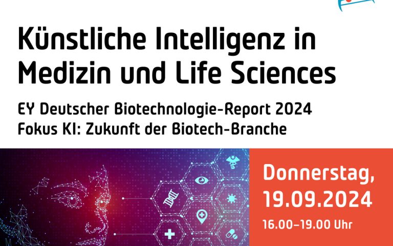 Veranstaltung am 19. September 2024: Life Science Innovations im Rheinland – KI in Medizin und Life Sciences