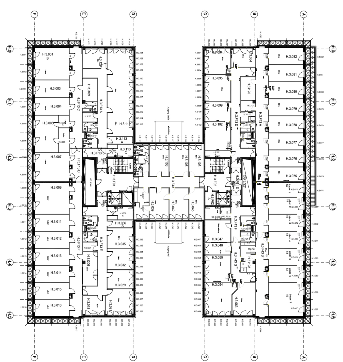 Raumskizze Merowinger Platz 1, 3. Obergeschoss